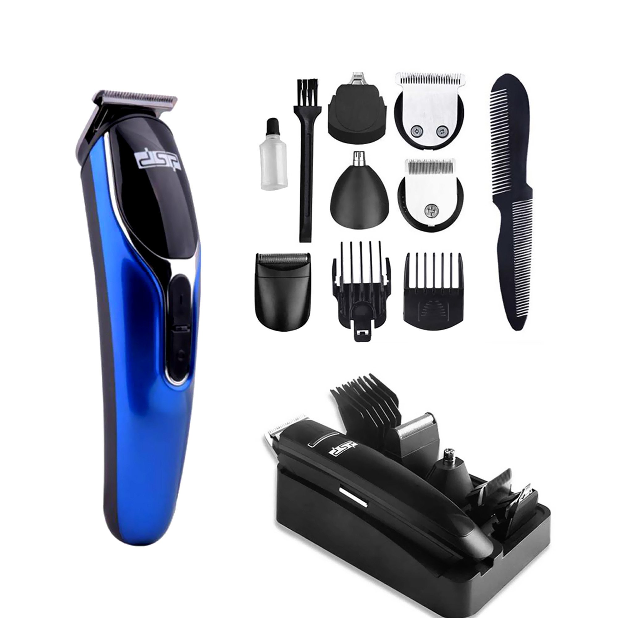 ست ماشین اصلاح موی سر و صورت دی اس پی مدل 90210