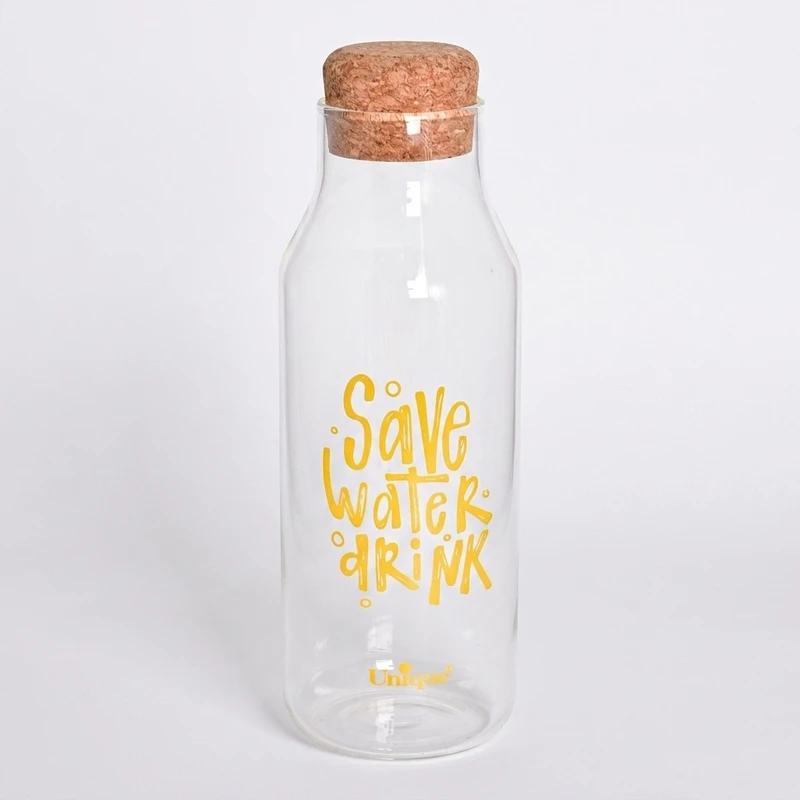 بطری آب یونیک طرح save water کد 3071 گنجایش 1.03 لیتر
