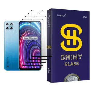 Atouchbo Shiny Glass MIX004 Screen Protector For Realme C25Y Pack Of 4