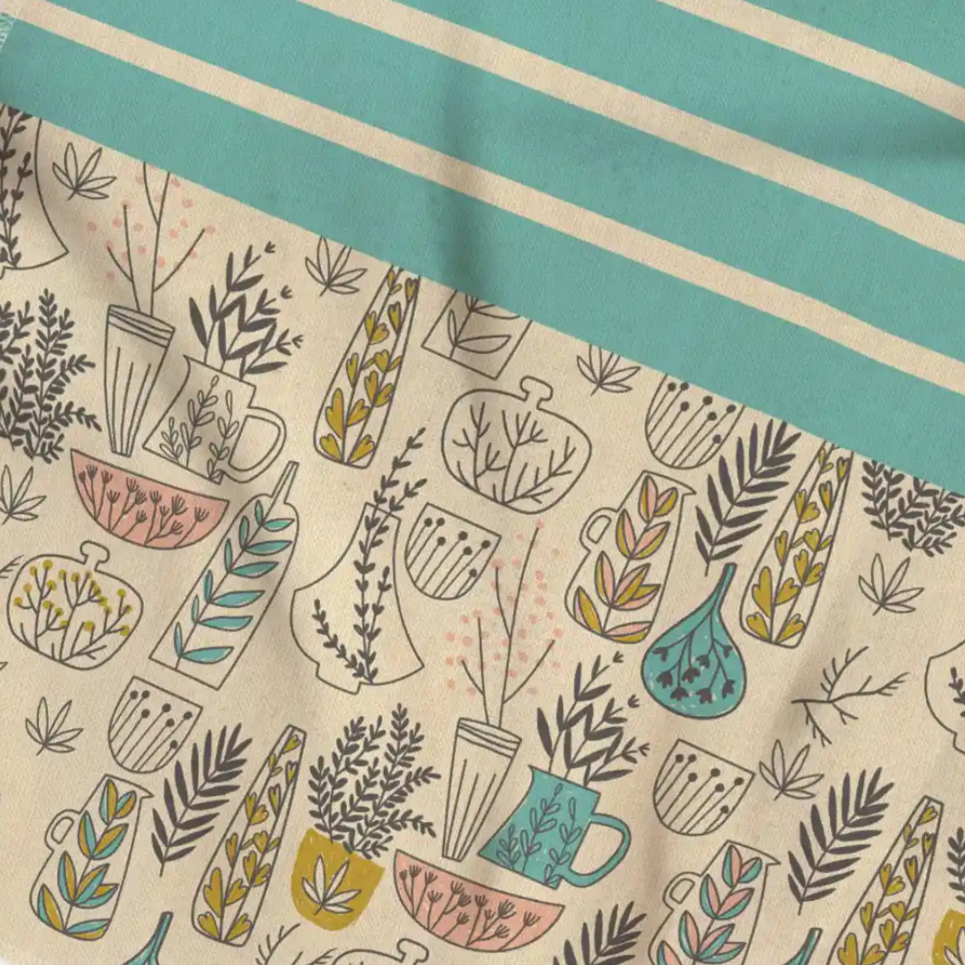 کاغذ کادو مریخ مدل stripes پارچه ای