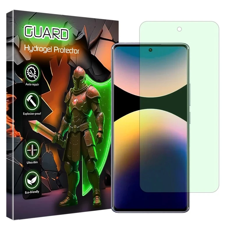 محافظ صفحه نمایش آنتی گرین گارد مدل هیدروژلی مناسب برای گوشی موبایل شیائومی Poco M8 Pro