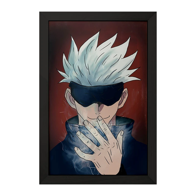 تابلو خندالو مدل گوجو ساتورو انیمه جوجوتسو کایزن کد F1574