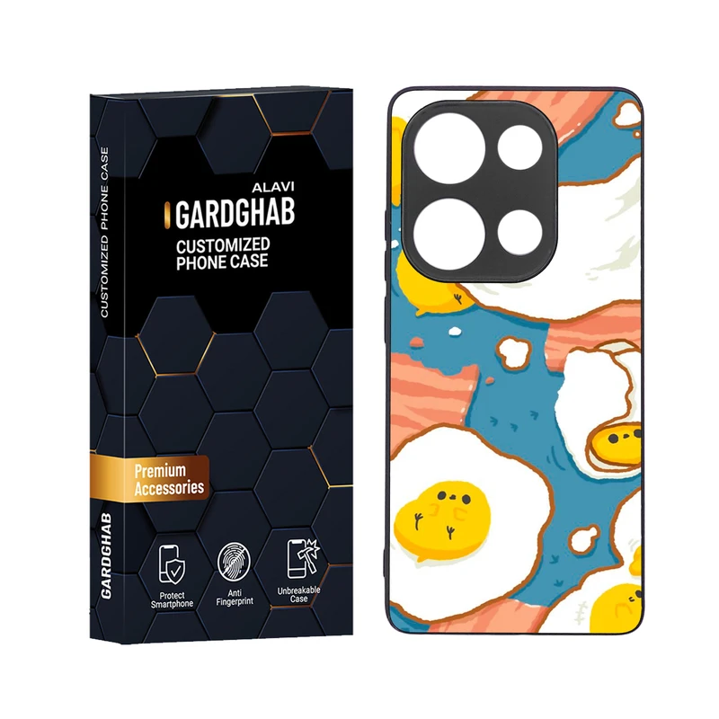 کاور گارد قاب علوی مدل دور ژله ای مناسب برای گوشی موبایل شیائومی Redmi Note 13 Pro 4G