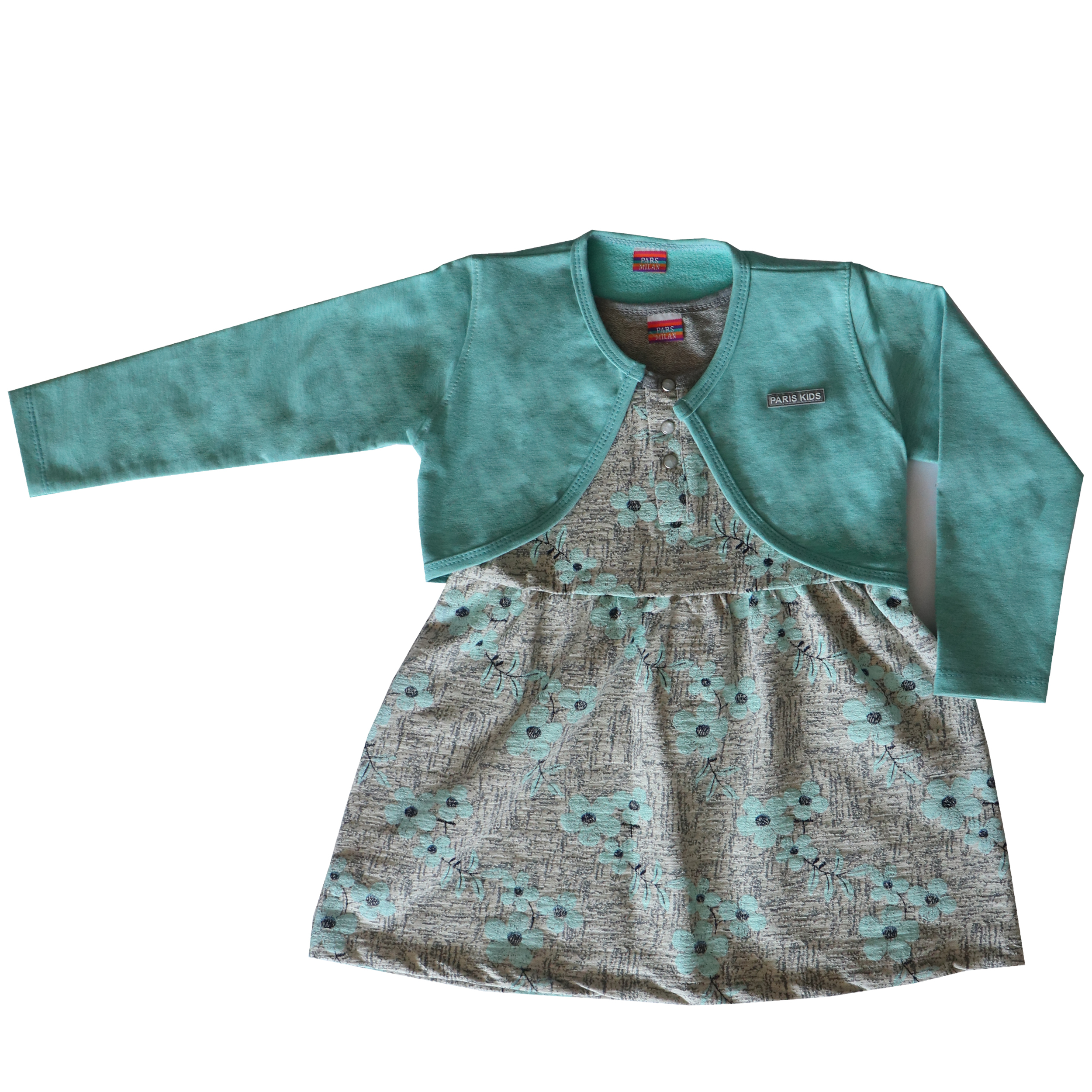 ست کت و پیراهن دخترانه مدل گل