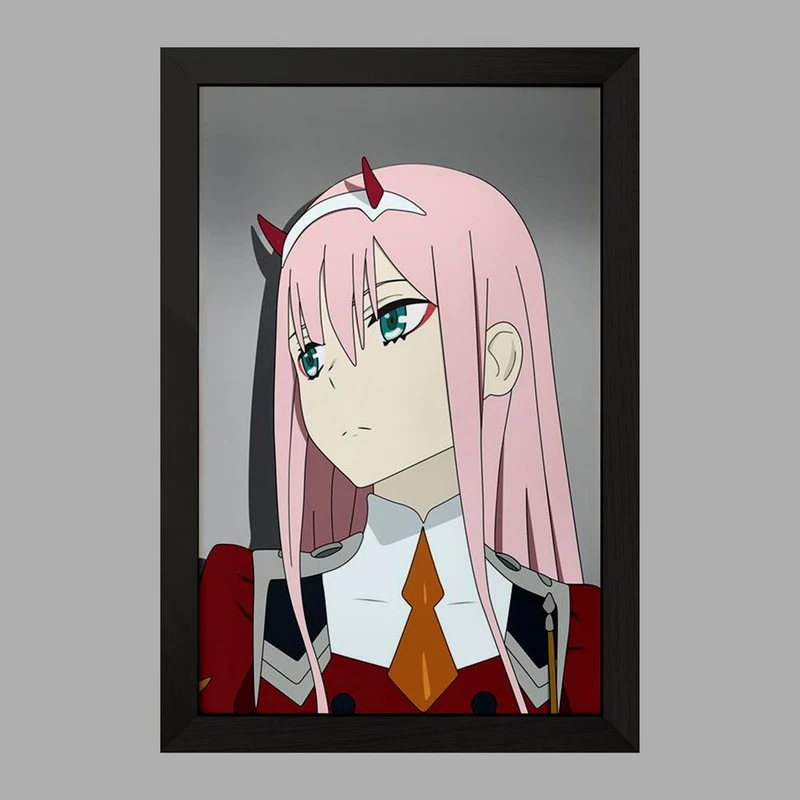 تابلو خندالو مدل زیروتو انیمه دارلینگ در فرنکس  کد 12008