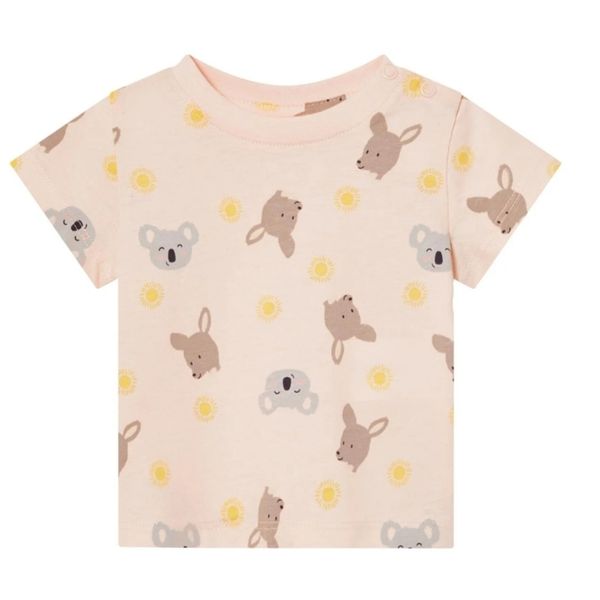 تی‌شرت آستین کوتاه نوزادی لوپیلو مدل کوالا p2025p