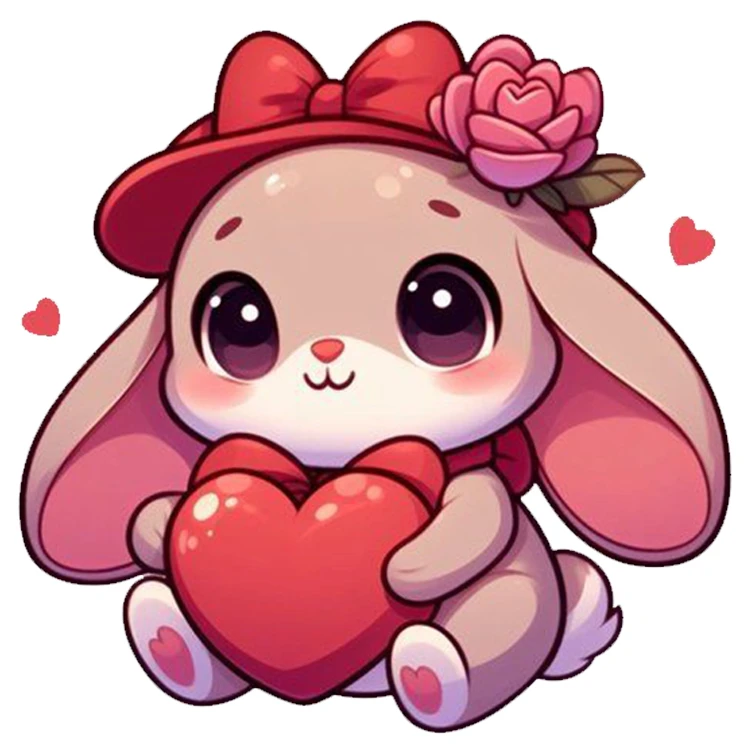 استیکر پارچه و لباس پاد آفرین مدل خرگوش کد DKST290