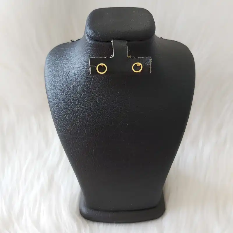 گوشواره زنانه مدل میخی طرح دایره کد shape111