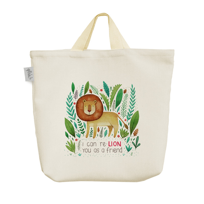 ساک خرید خندالو مدل شیر کد H1091