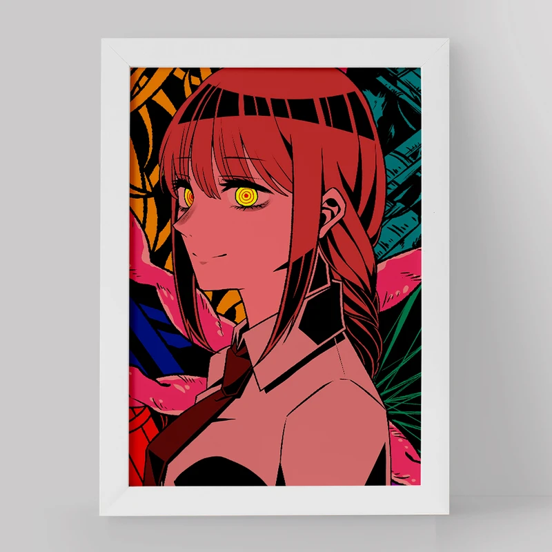 تابلو خندالو مدل ماکیما انیمه مرد اره ای کد 17890