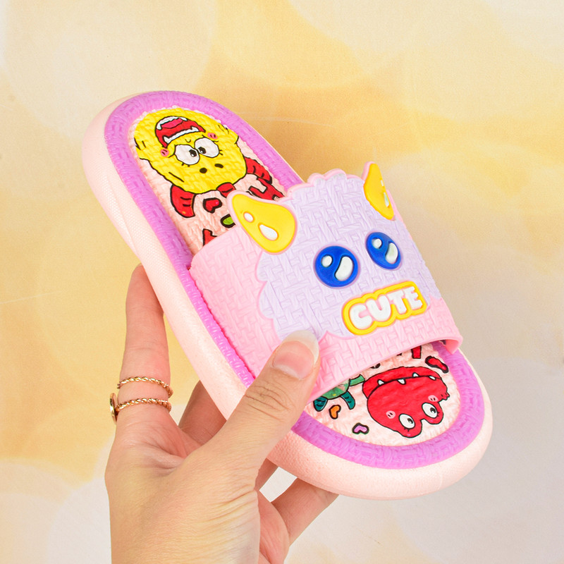 دمپایی دخترانه مدل CUTE MONSTER PK.3671
