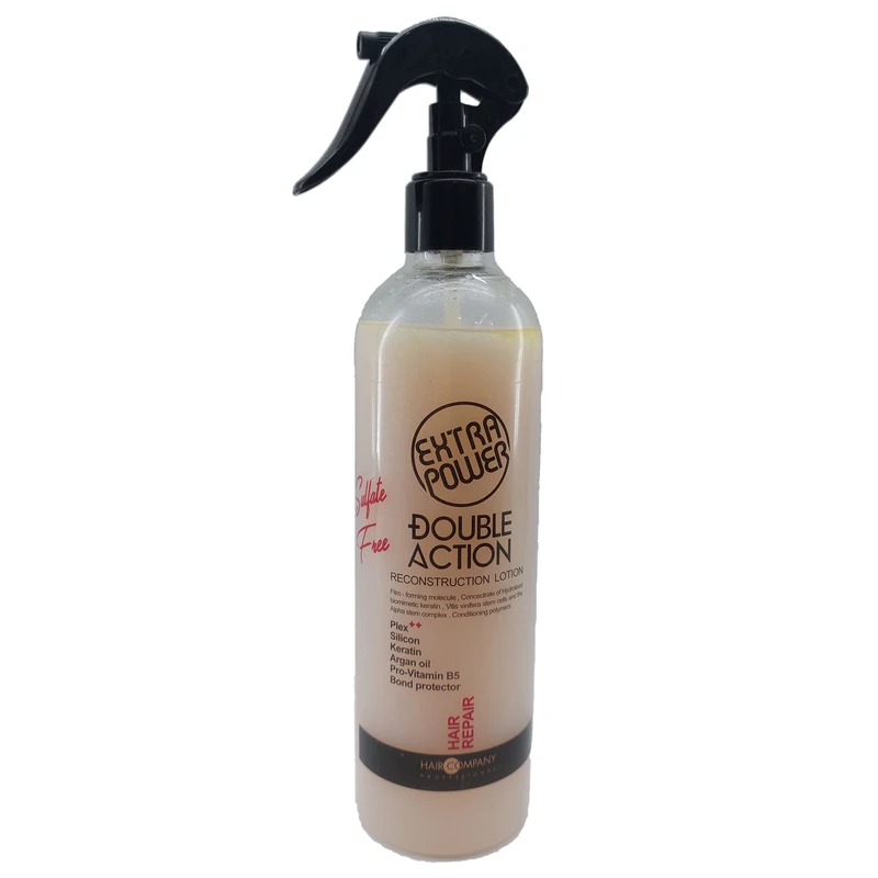 لوسیون تقویت کننده مو دبل اکشن مدل اکسترا پاور حجم 450 میلی لیتر