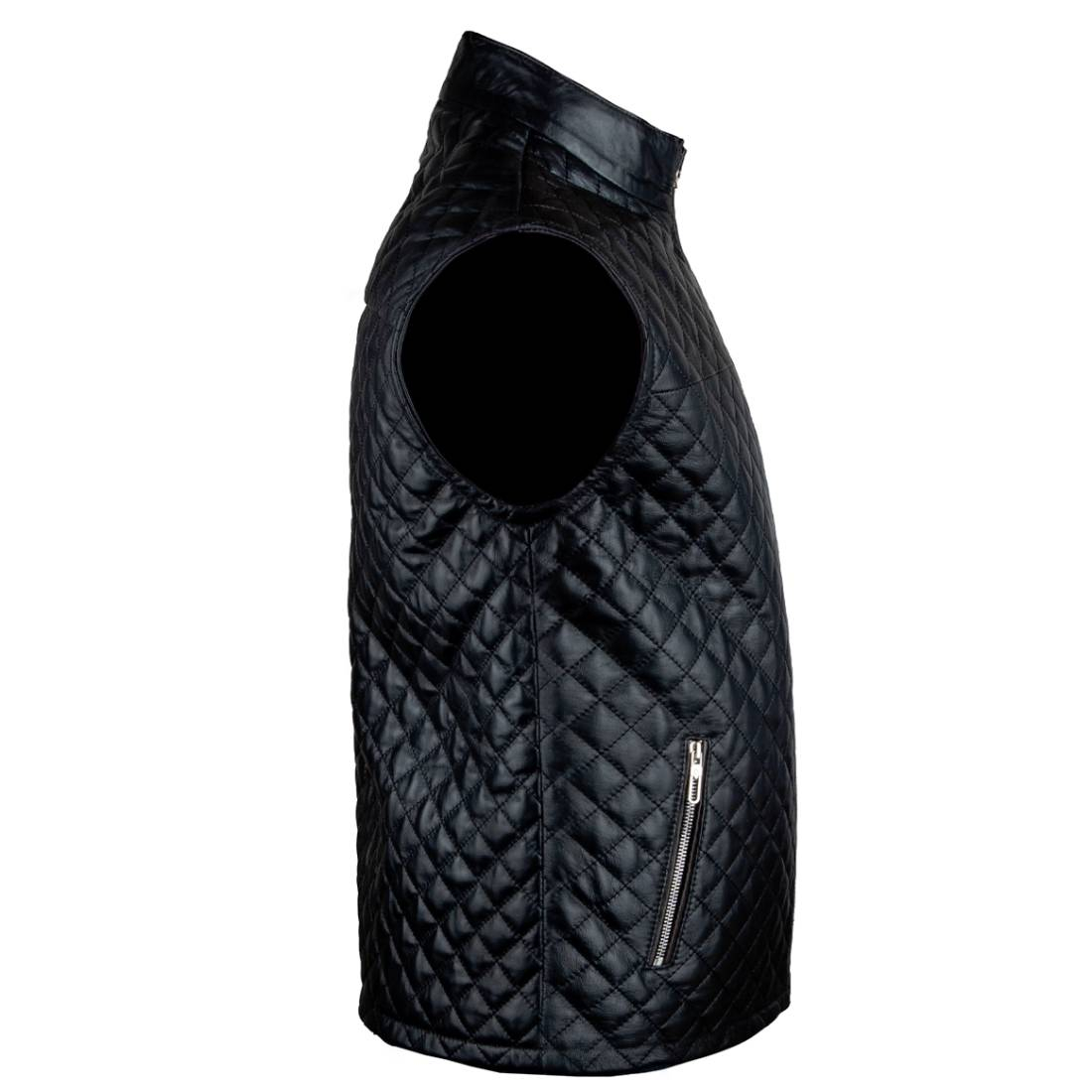 جلیقه مردانه چرم کروکو مدل telorayd