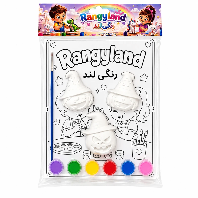 پک رنگ آمیزی مجسمه 	رنگی لند مدل مجسمه