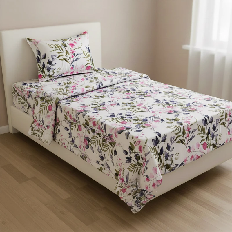 سرویس روتختی 1 نفر 3 تکه آدنو مدل گلسار کد FI48