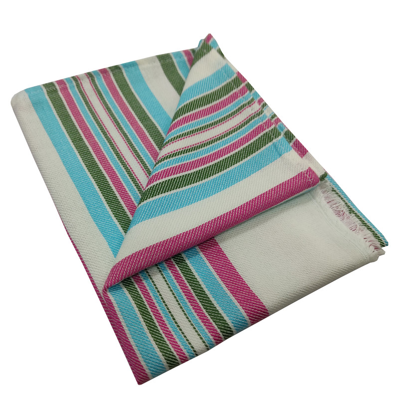 دستمال آشپزخانه نخ باف مدل ویسکوز یزد مجموعه 4 عددی