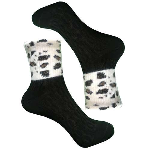 جوراب ساق کوتاه زنانه دکتر جوراب مدل پنبه پشمی کد 401725