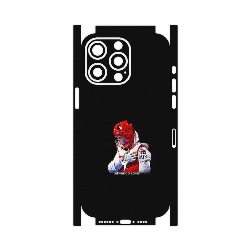 برچسب پوششی ماهوت مدل Tekvando-FullSkin مناسب برای گوشی موبایل اپل iPhone 15 Pro Max