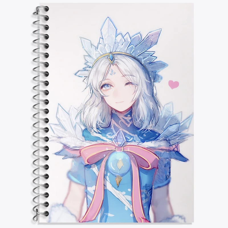 دفتر زبان 50 برگ خندالو مدل دو خط طرح بازی دوتا (Dota 2) کد 31466