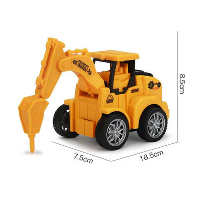 ماشین بازی طرح راهسازی مدل 0013 مجموعه 4 عددی