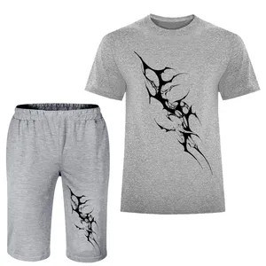 ست تی شرت و شلوارک مردانه مدل A163