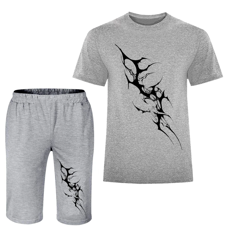 ست تی شرت و شلوارک مردانه مدل A163