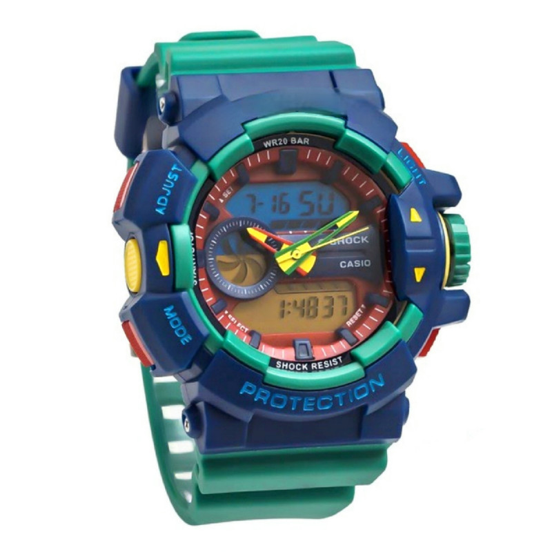 ساعت مچی عقربه ای بچگانه مدل دو زمانه کد 01 ساعت مچی عقربه ای بچگانه مدل دو زمانه کد 01