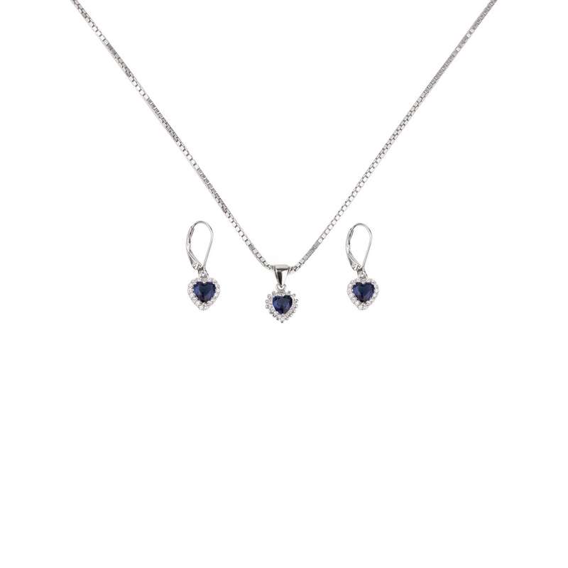 نیم ست نقره زنانه مدل 21873