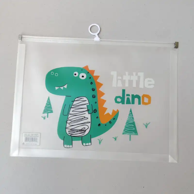 پوشه مدل زیپ کیپ طرح دایناسور