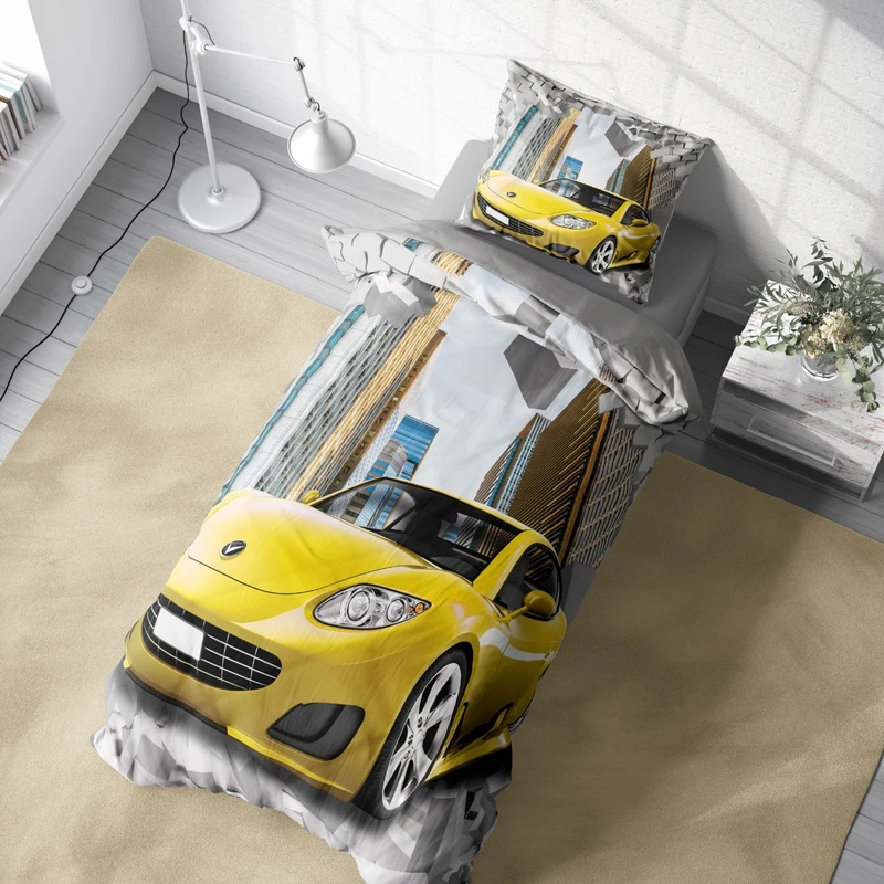 سرویس خواب 1 نفر 4 تکه مدل ماشین کلاسیک کد 121