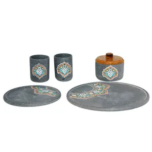 سرویس چای خوری سنگی طرح تذهیب