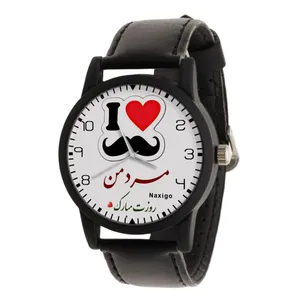 ساعت مچی عقربه ای ناکسیگو مدل روز مرد کد LF12341