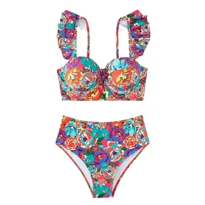 مایو دو تکه زنانه شین مدل MD201109