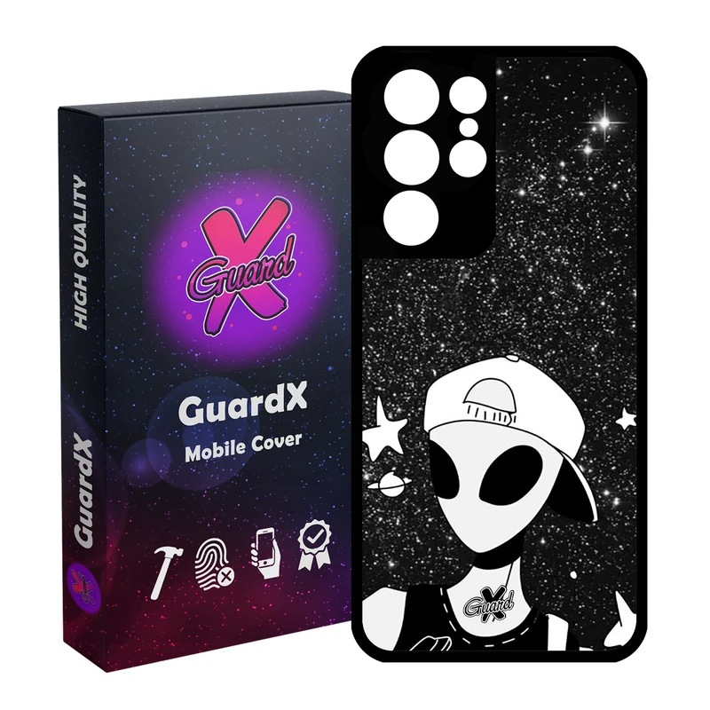 کاور گارد ایکس طرح Alien مدل Glass10307 مناسب برای گوشی موبایل سامسونگ Galaxy S21 Ultra