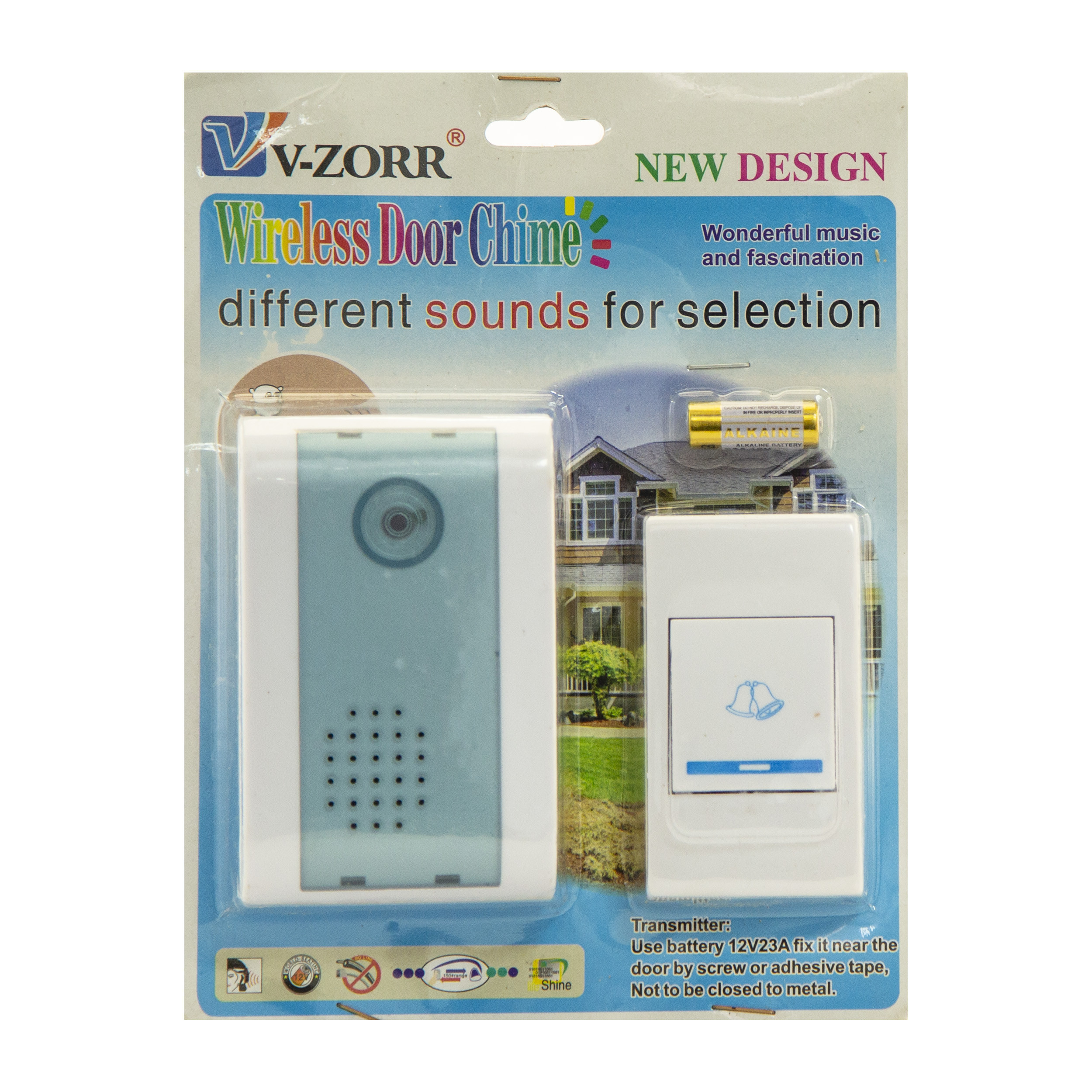 زنگ بی سیم مدل V-ZORR کد 7