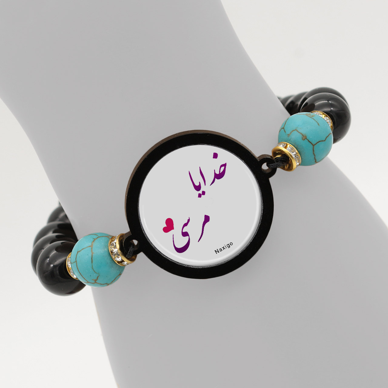 دستبند زنانه ناکسیگو طرح خدایا مرسی کد BR4038