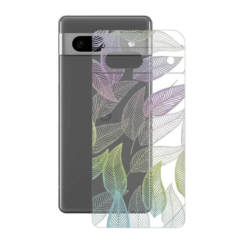 برچسب پوششی ریمکس مدل Clea طرح برگ مناسب برای گوشی موبایل گوگل Pixel 7a