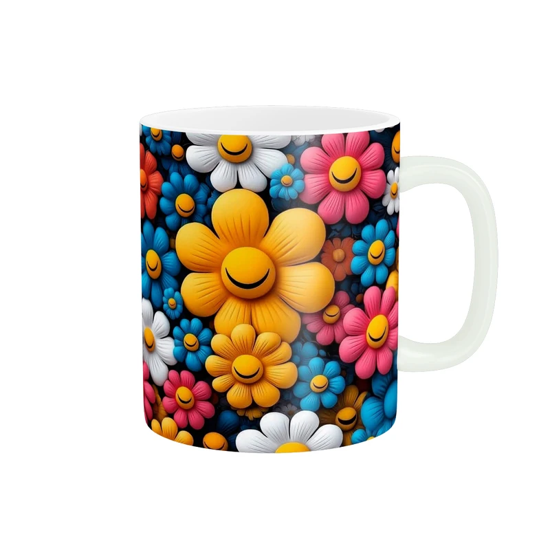 ماگ پاد آفرین طرح گل کد 3695