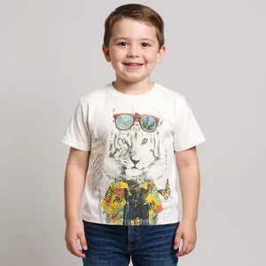 تی شرت آستین کوتاه پسرانه فیورلا مدل ببر 45049