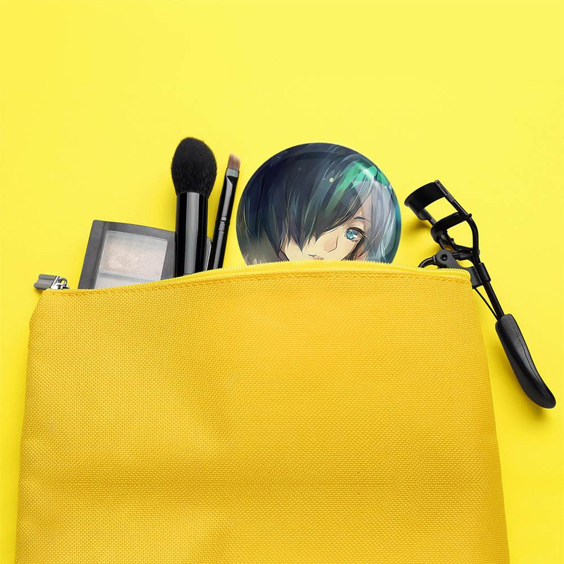 آینه جیبی خندالو مدل توکا کریشیما انیمه توکیو غول Tokyo Ghoul کد 11885 آینه جیبی خندالو مدل توکا کریشیما انیمه توکیو غول Tokyo Ghoul کد 11885
