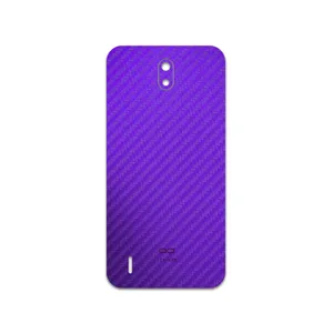 MAHOOT Purple-Fiber Cover Sticker for Nokia C1