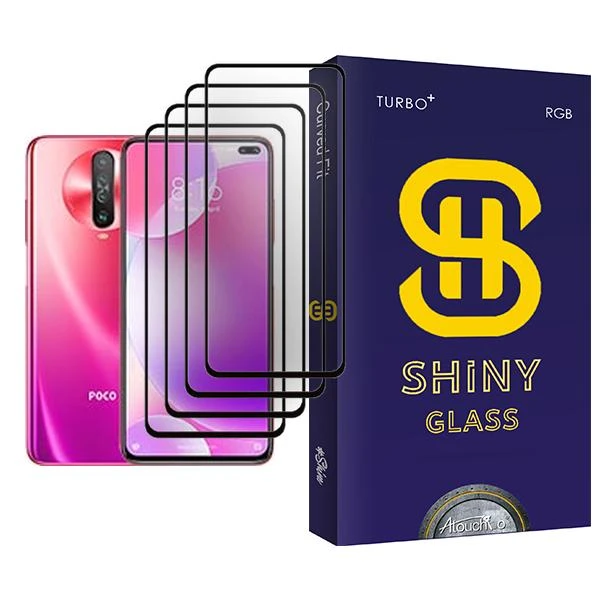 محافظ صفحه نمایش آتوچبو مدل Shiny Glass MIX004 مناسب برای گوشی موبایل شیائومی Poco X2 بسته چهار عددی