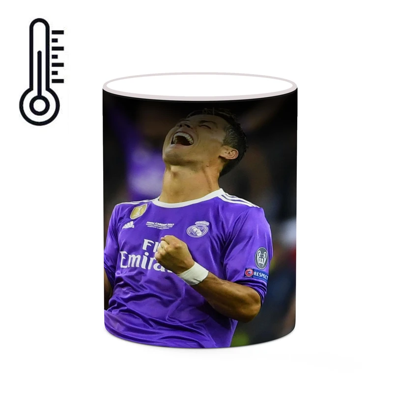 ماگ حرارتی کاکتی طرح Ronaldo رونالدو مدل mgh43105