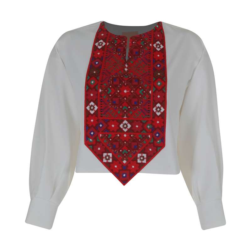 بلوز آستین بلند زنانه ژیار مدل شاکار