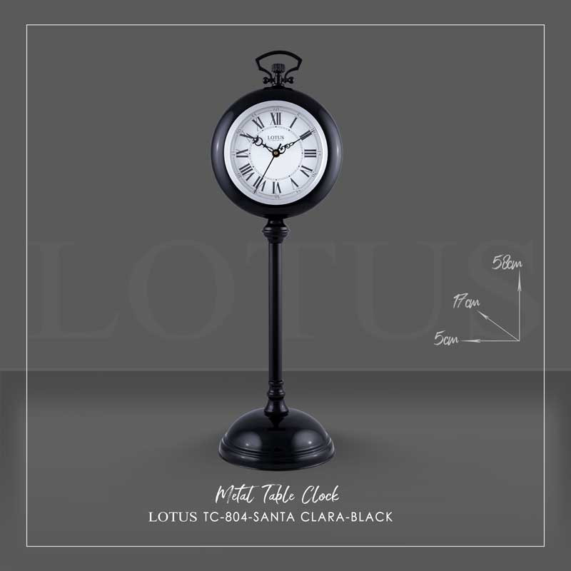 ساعت رومیزی لوتوس مدل 804CLARA -BL