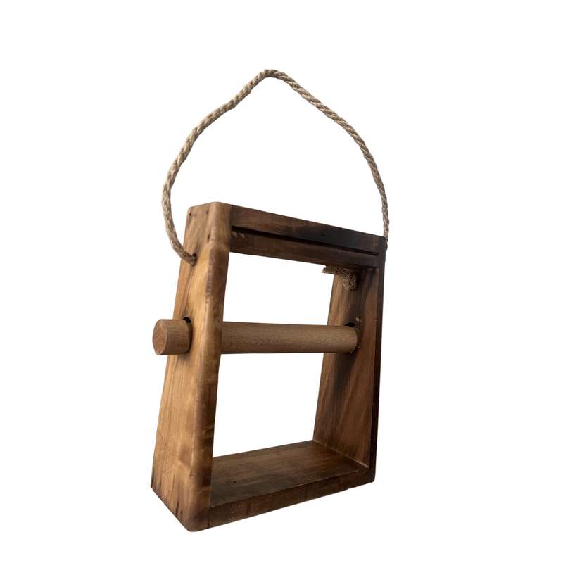 پایه رول دستمال کاغذی مدل چوب جنگلی ساج