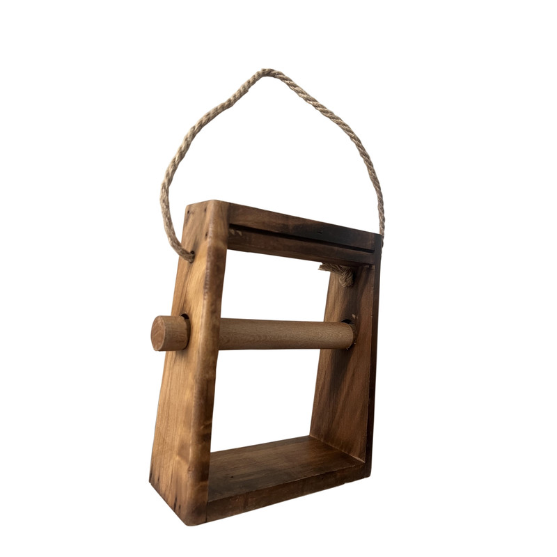 پایه رول دستمال کاغذی مدل چوب جنگلی ساج