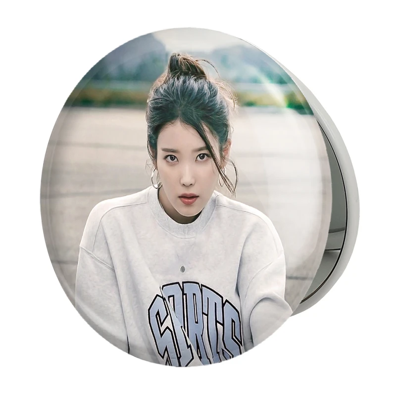 آینه جیبی خندالو طرح آیو IU مدل تاشو کد 19818 