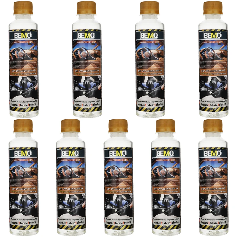 مایع تمیز کننده داخل خودرو بمو مدل FAN2 حجم 250 میلی لیتر بسته 9 عددی