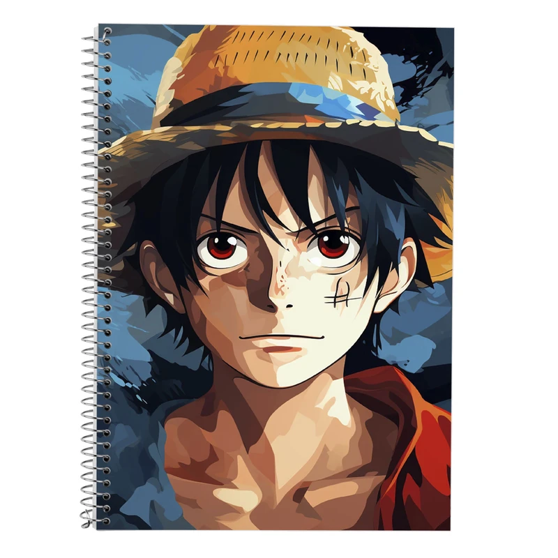 دفتر زبان 50 برگ مدوپد مدل سه خط طرح وان پیس One Piece کد DF11739